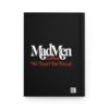 Sleek black MadMen Coffee executive hardcover journal with pen