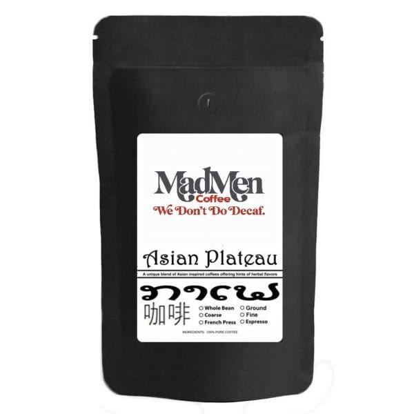 MadMen Coffee Asian Blend Medium Coffee Beans 5 LBS